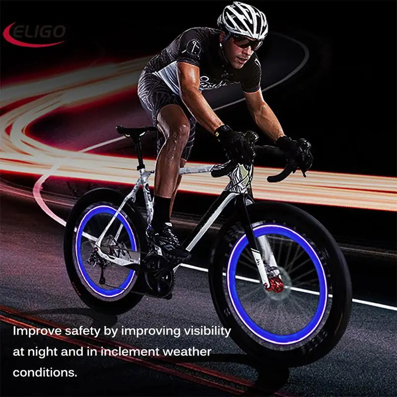 2 шт. светодиодные фары для велосипеда колесо шток клапана Кепки легкий Горный