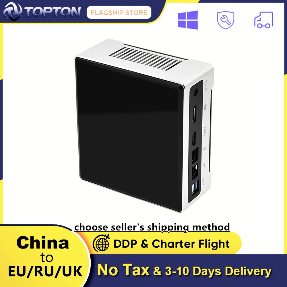 Мини ПК topton Intel Core i9 10880H i7 1165g7 M.2 NVMe 8 ядер Windows|Мини ПК| |