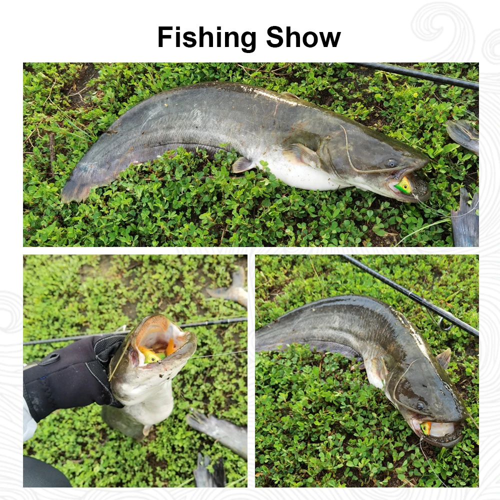 Спинполер 3 секции мягкая рыболовная приманка для форели щуки мягкий пластик