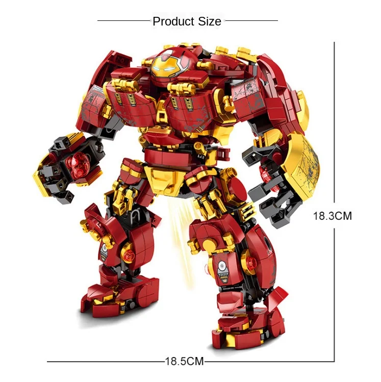 

The Avenger 3 Thanos Infinity Gloves Sent 6Pcs Energy Stones Brinquedos Building Blocks Bricks Models Figure Educational Toys