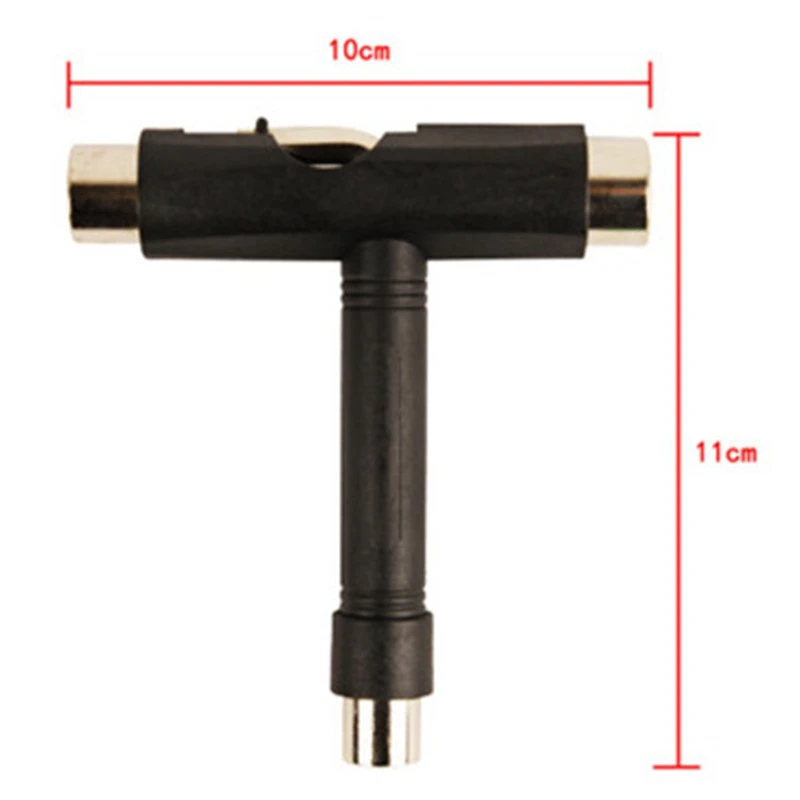 All-in-One Skate Tools Multi-Function Portable Skateboard T Tool Accessory with T-Type Allen Key and L-Type Phillips Head Wrench | Спорт и