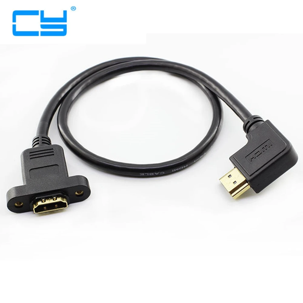 Высокая Скорость совместимому с HDMI Мужской к женскому удлинитель Ethernet золото