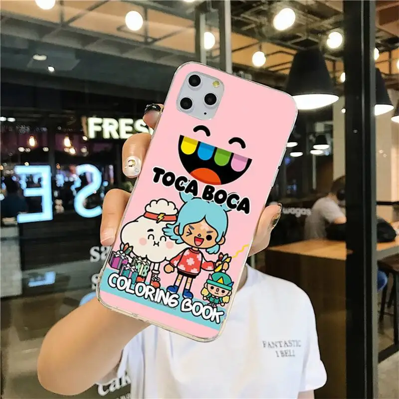 Чехол Toca для iphone 12 11 Pro Max Mini XS 8 7 6 6S Plus X 5S SE 2020 XR силиконовый мягкий | Мобильные
