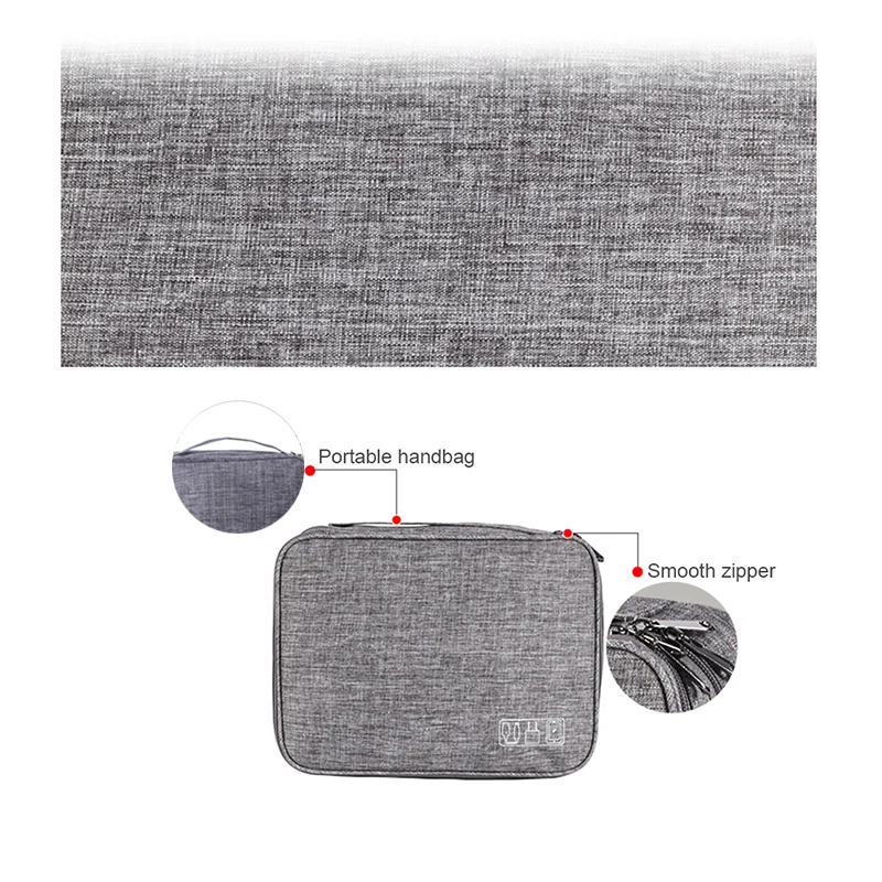 cable organizer bag travel portable storage bag digital accessories pouch electronic gadgets usb headphones power bank case free global shipping