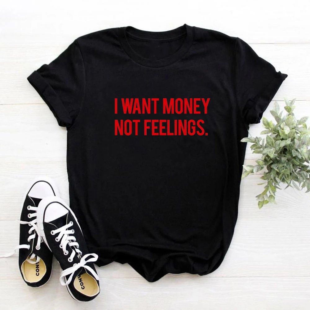 

Забавная Футболка с принтом «Я хочу деньги и не чувство», забавная футболка, Забавные футболки в стиле хип-хоп, забавная рубашка для денег, г...