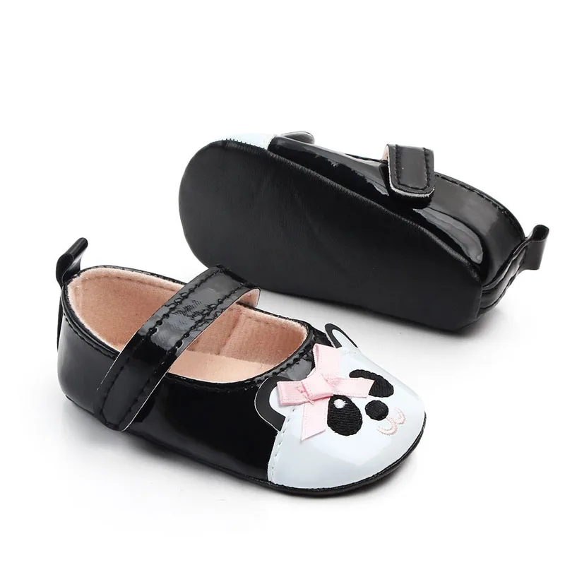 

Autumn Winter Baby Shoes First walk Cartoon Panda Slippers Newborn Boy girl Baby Anti-slip Floor Shoes PU Baby Toddler Shoes