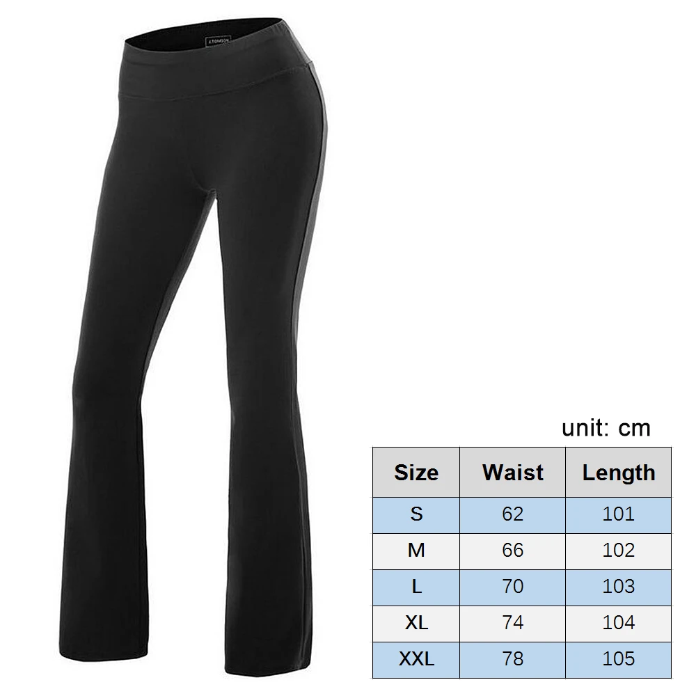 Yoga Pants Women Boot-Cut Yoga Pants Tummy Control Workout Casual Yoga Pants Breathable Workout Running Tights Sports Wear