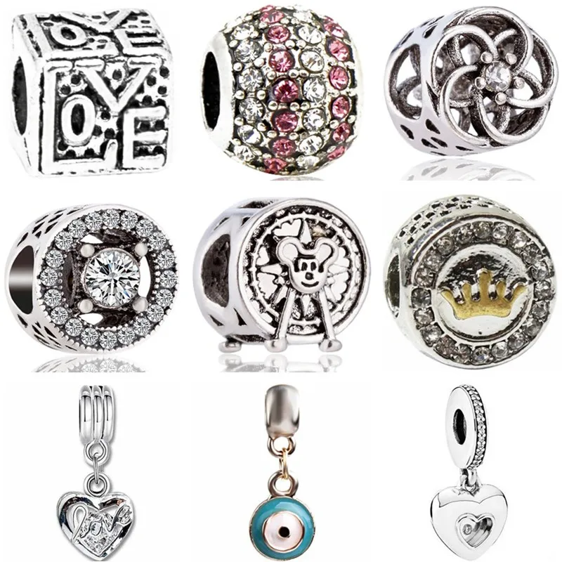 Новое поступление Роскошные Корона лошадь оболочки Медведь звезда сглаз сердце