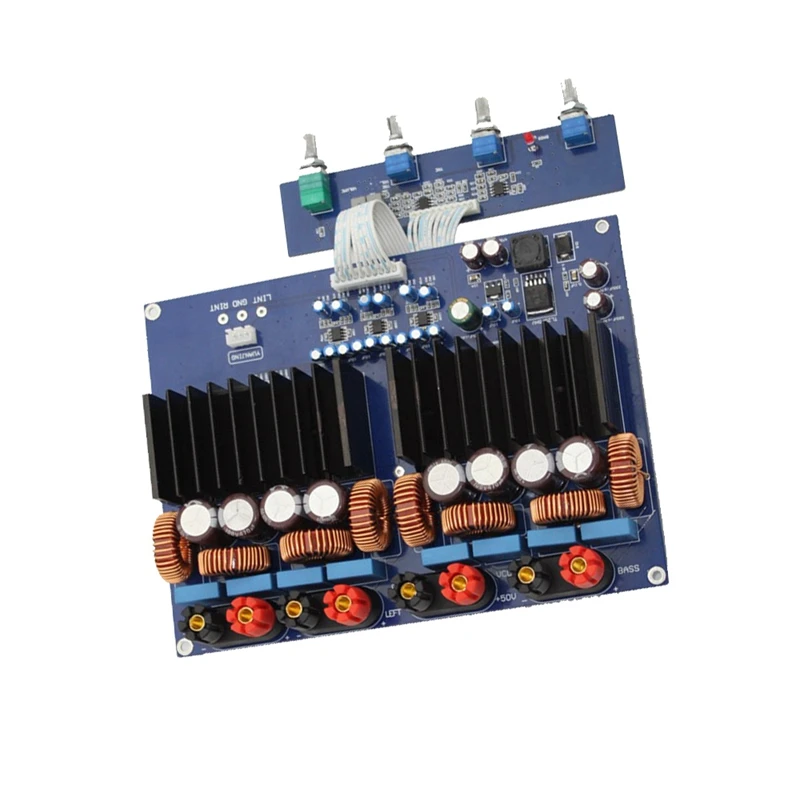 Плата цифровых усилителей высокой мощности 2 1 3 канальная плата Hi Fi класса D o 2X300W +