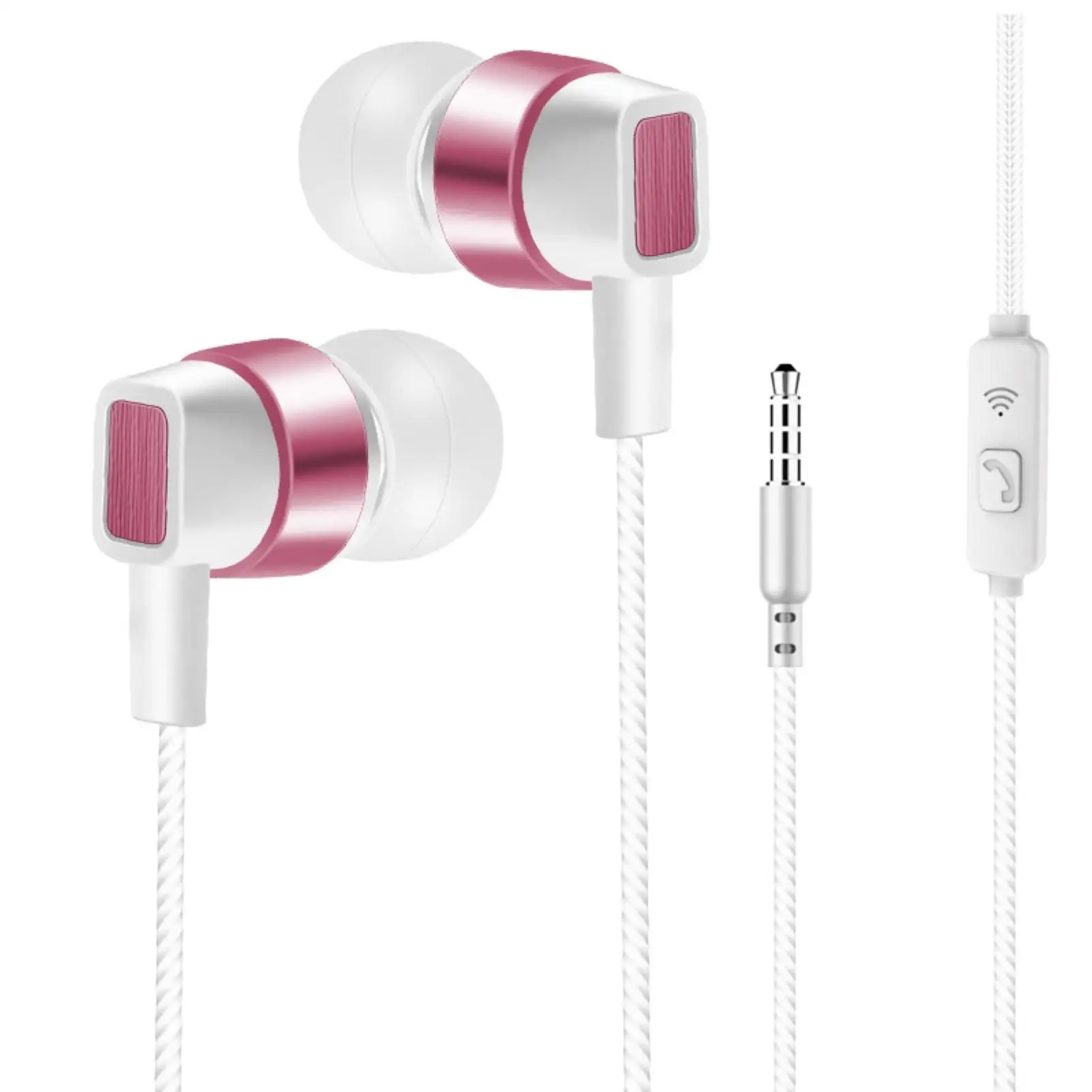 3 5 мм Универсальный двойной динамик гарнитура кольцо сабвуфер наушники с