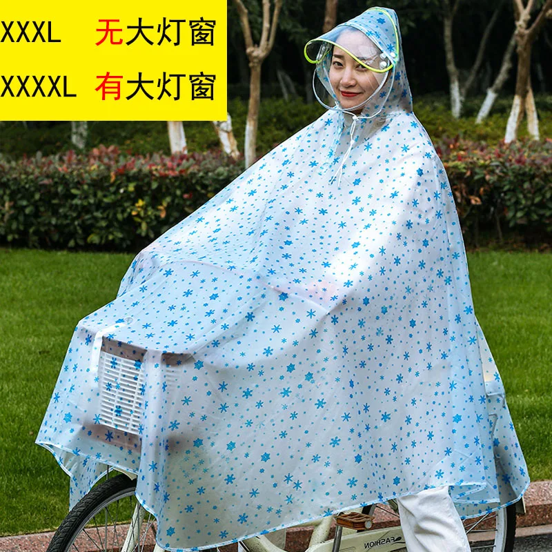 

Waterproof Transparent Rain Poncho Hooded Large Outdoor Lightweight Travel Long Portable Raincoat Reusable Rain Gear New DA60YY
