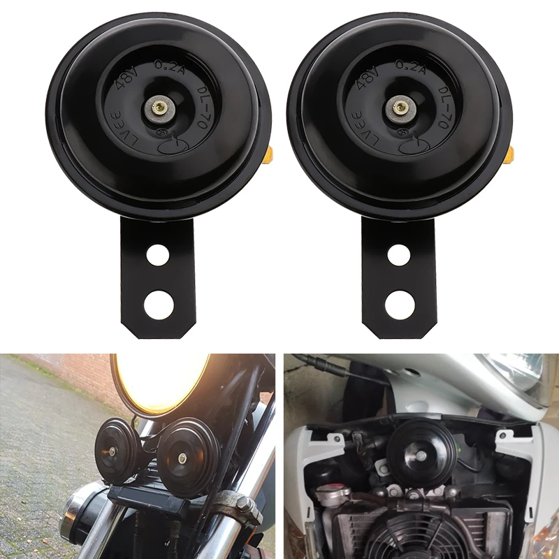 Универсальный Электрический рожковый сигнал 1 пара водонепроницаемая проводка