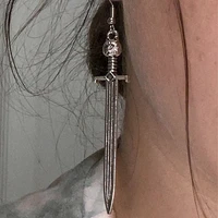 vintage earring for women girl dangle earring personality owl sword pendant earrings trend jewelry accessory stud earring female