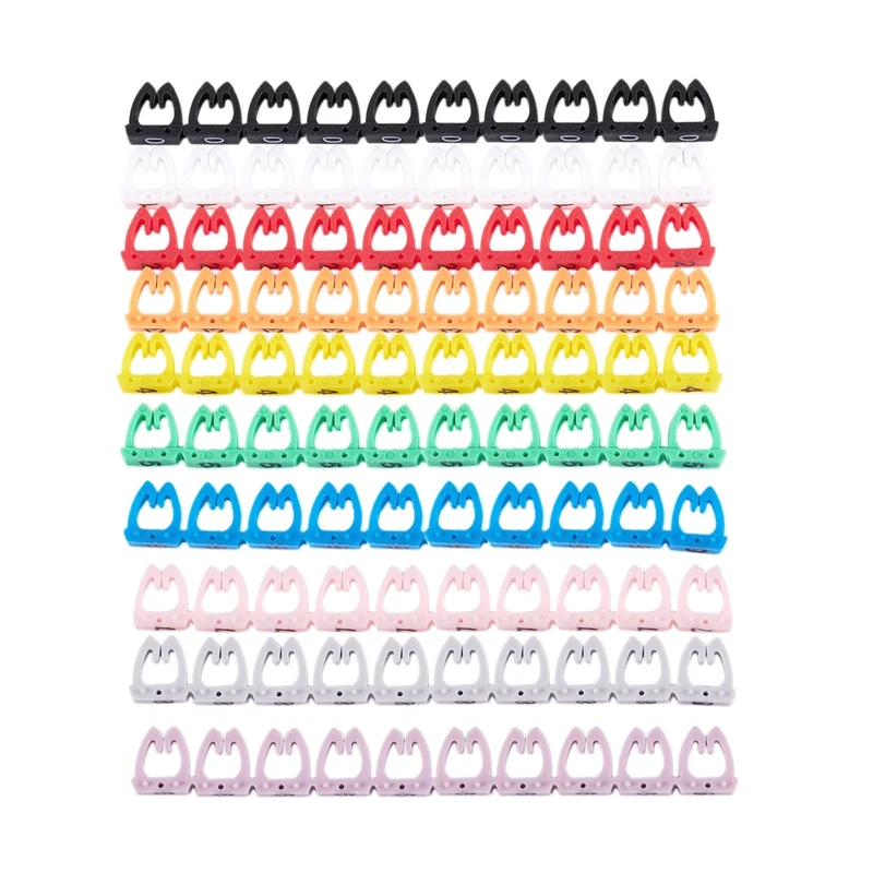 4 6 мм цвет для органайзера маркеры управления кабелем 10 штук|Органайзеры кабеля| |