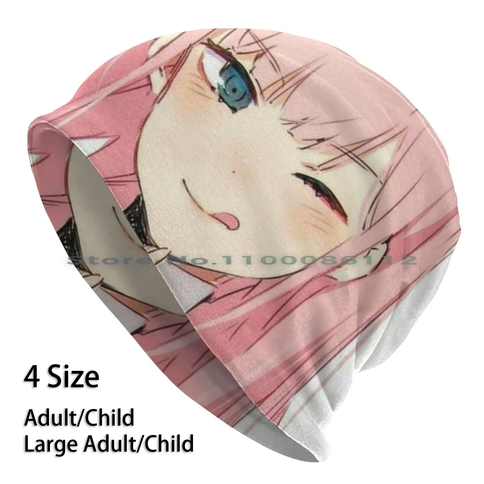 

Вязаная Шапка-бини без названия, чехол с поцелуем, новинка 002, любимый в Franxx Zero, две Симпатичные сексуальные большие соски Syfl, Лидер продаж