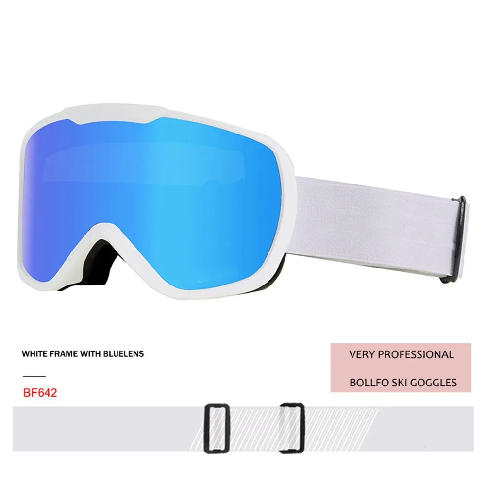 

Motorcycle Goggles Glasses Universal Reflective Off-Road Helmets Goggles Double-Layer Anti-Fog Ski Sport For Dirt Bike