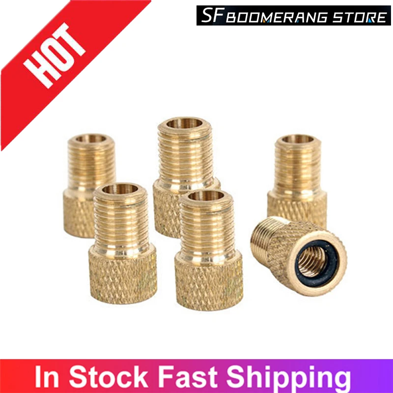 5 шт. адаптер клапана велосипедного насоса для преобразования шины в медь