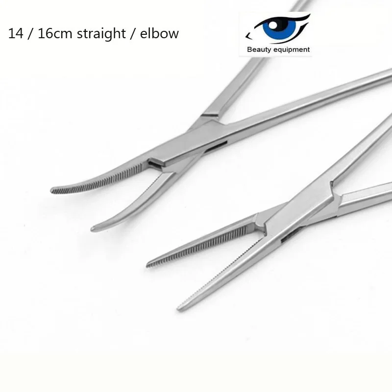 Кровоостанавливающие щипцы прямые для кровеносных сосудов встроенные