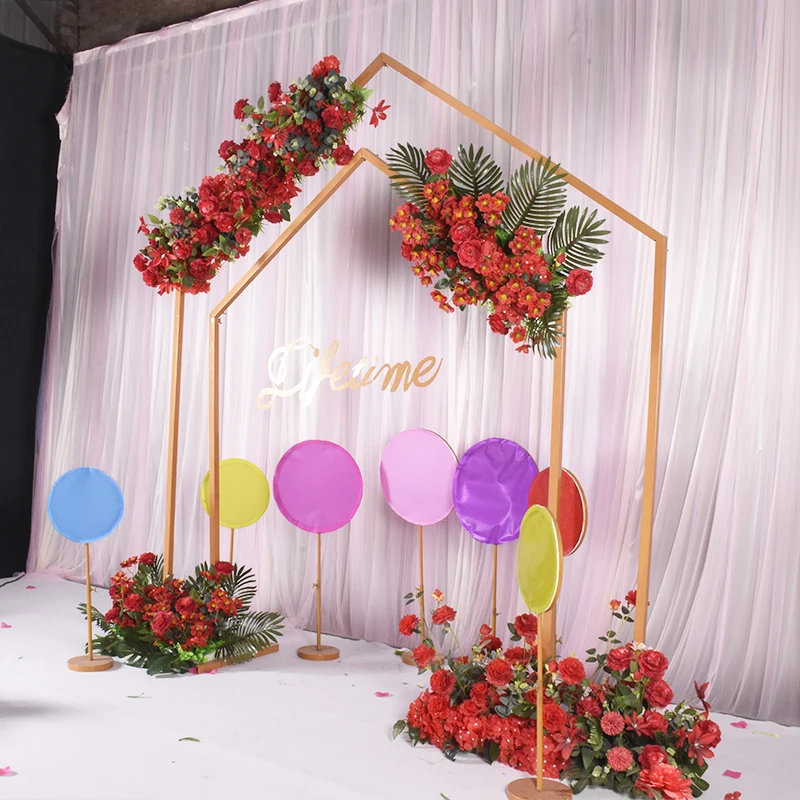 Металлическая свадебная АРКА Цветочная Арка праздвечерние чный сценический фон
