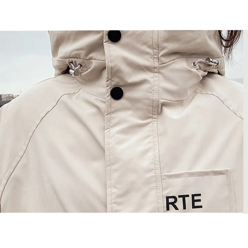 Женская теплая куртка Voobuyla Короткая свободная с хлопковой подкладкой в