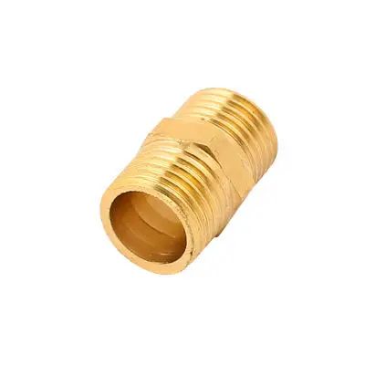 

1/4BSP к 1/4BSP, латунная трубка с шестигранной резьбой, фитинг для сосков, быстрый адаптер 5 шт.