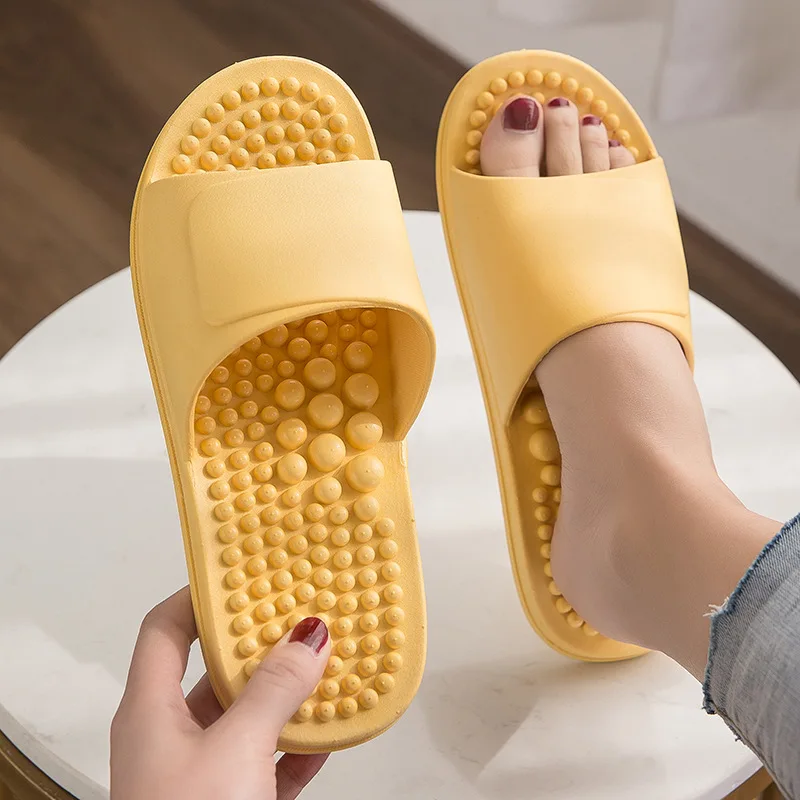 Фото Массажные тапочки для женщин туфли педикюра мягкая подошва Нескользящие дома и