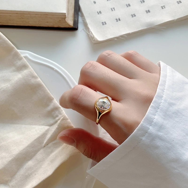 Кольцо женское из серебра 925 пробы с фианитами | Украшения и аксессуары