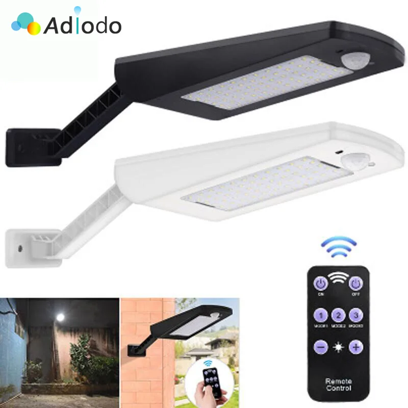 Модернизированный Светодиодный светильник на солнечной батарее с дистанционным