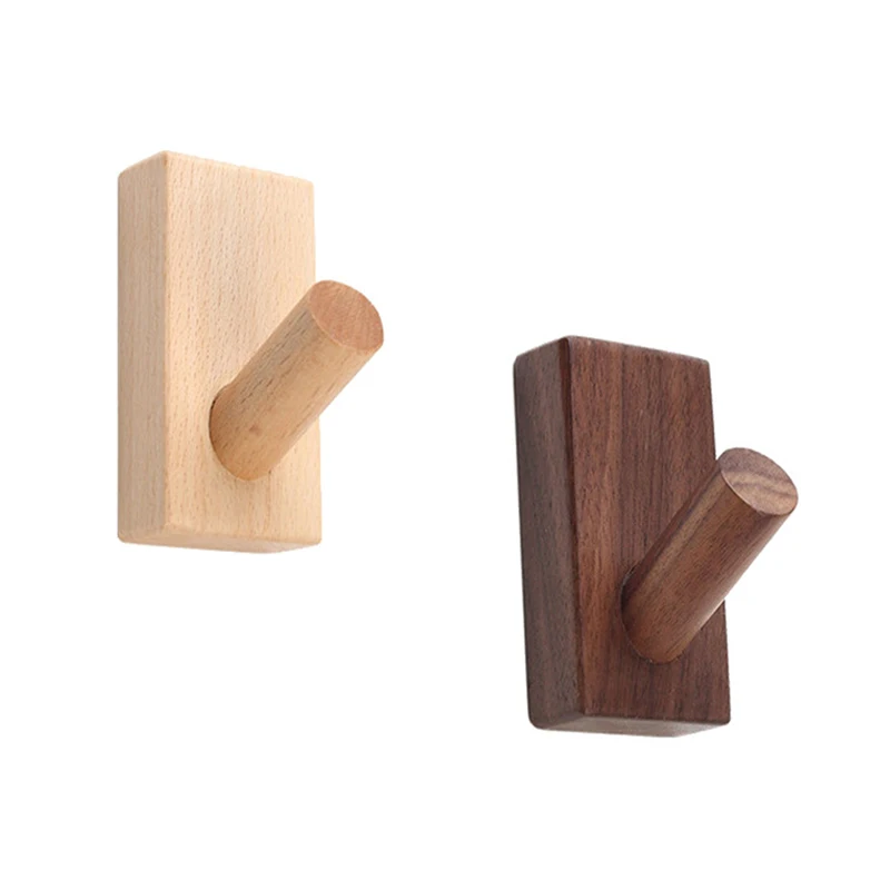 Крючок из натурального дерева для украшения дома вешалка одежды сумок шляп