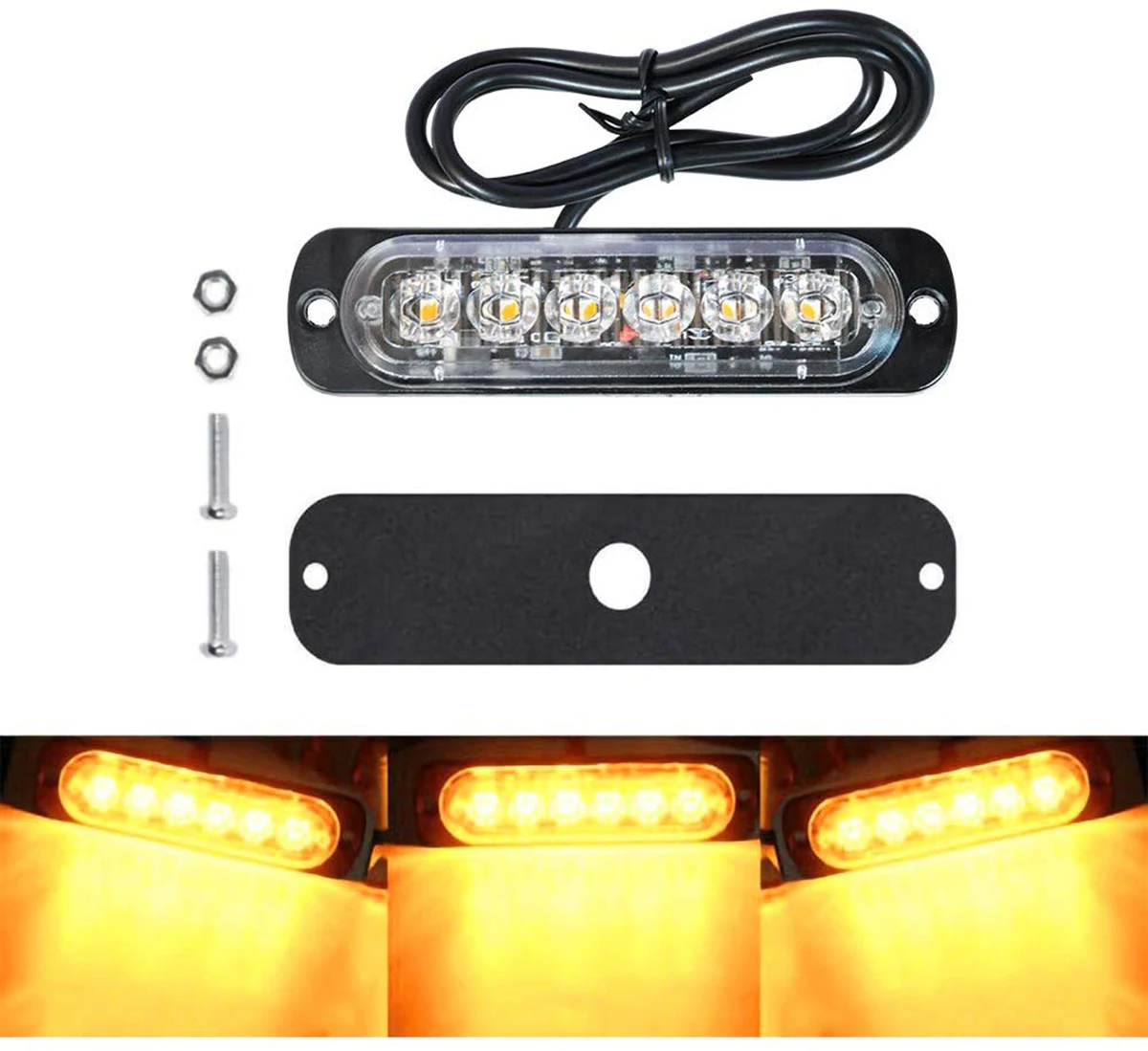 Аварийный стробоскоп сигнальная светильник s для грузовиков желтый