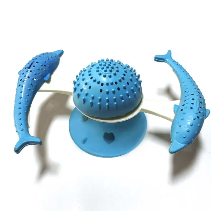 

Cat Interactive Toys Dolphin Shaped Windmill Rotatable Toy Fashionable Elegant And Durable Kitty Playing & Training Accessories