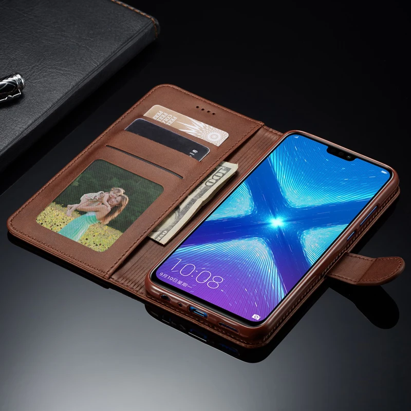 

Case For Huawei Honor 9X Case Leather Wallet Flip Cover Honor 9X Phone Coque For Huawei Honor 9X Case Cover