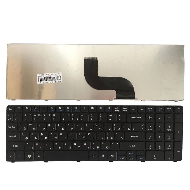 Русская клавиатура для ноутбука Acer Aspire 90.4HV07.S0R V104730DS3 RU 9Z.N1H82.C0R PK130C92A04 AEZR7700010 NSK-ALC0R