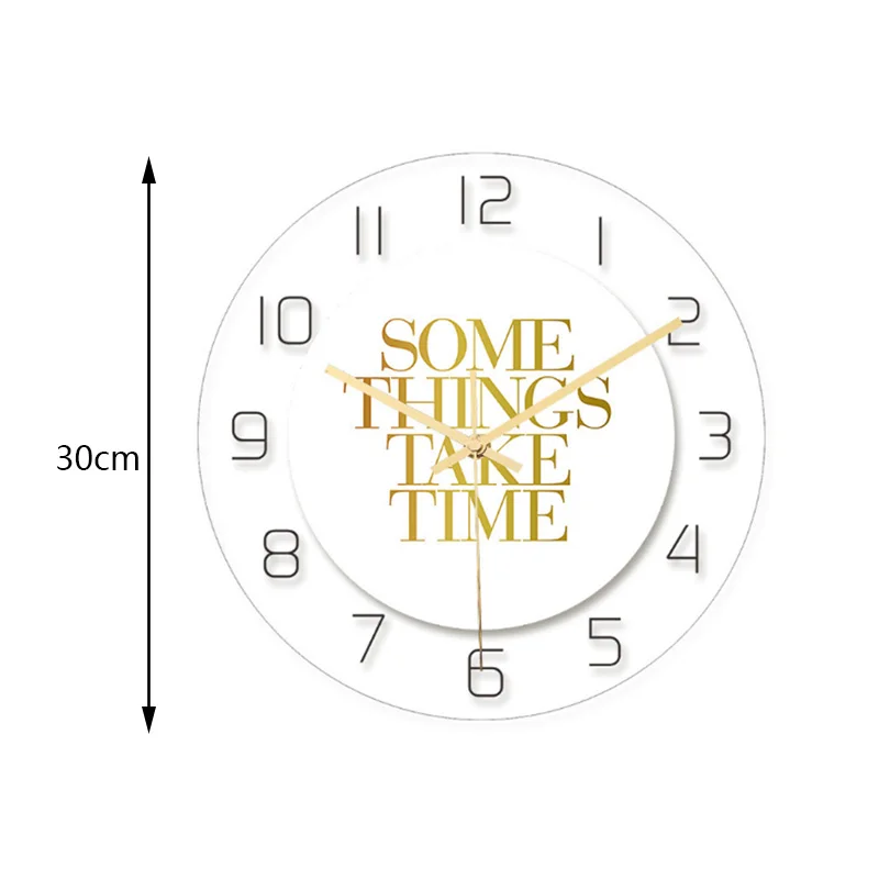 3D цифровые настенные часы 12 дюймов декоративные современные большие бесшумные