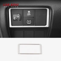 stainless steel for honda cr v crv accessories 2017 car headlamps adjustment switch panel sticker cover trim car styling 1pcs