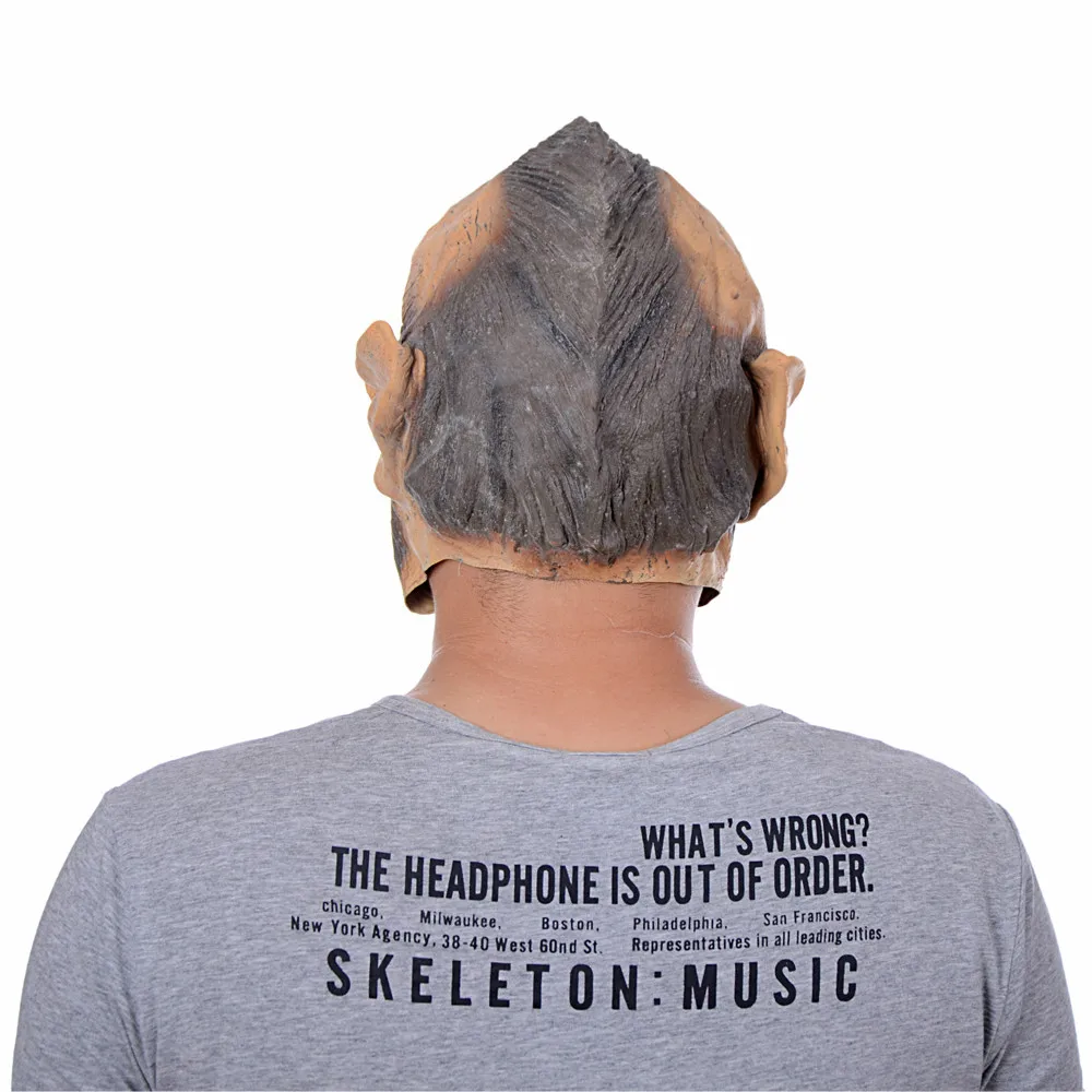 Хэллоуин голова ужаса маска для симуляции головные уборы Кино Косплей