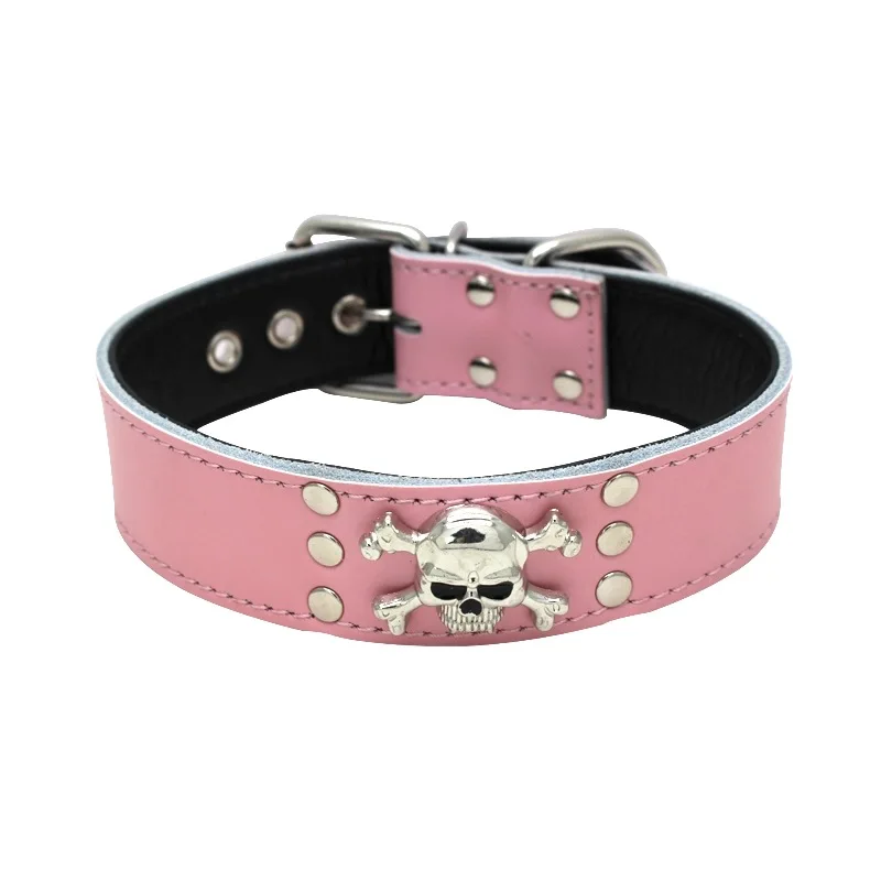 Ошейники для питомцев из натуральной кожи с шипами ошейники товары ожерелье