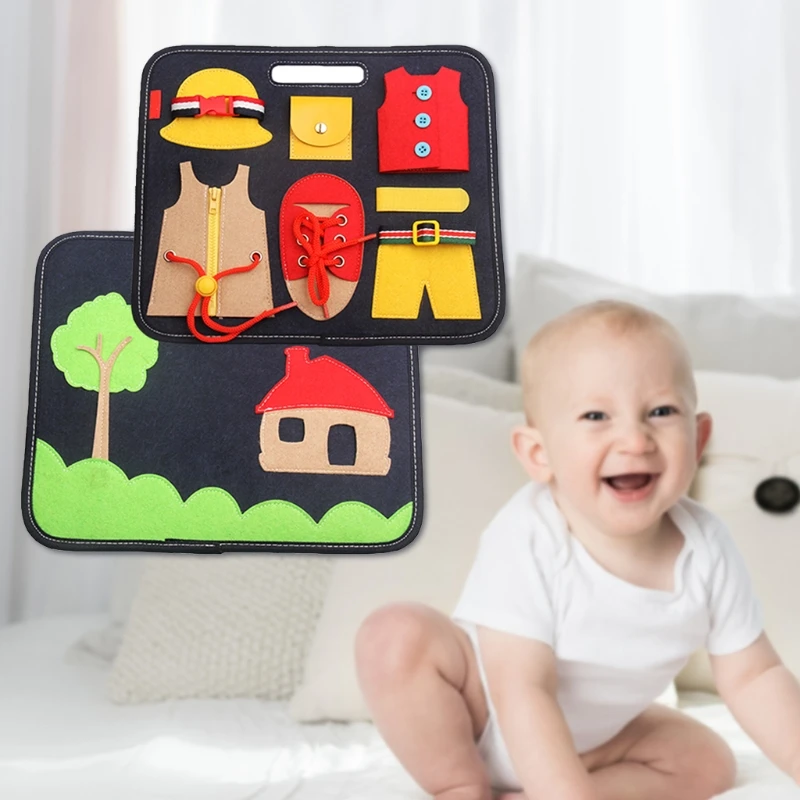 

Игрушки Монтессори для раннего обучения мелкой моторики, самоуход, игра для детей, Дошкольная Детская игрушка для девочек и мальчиков