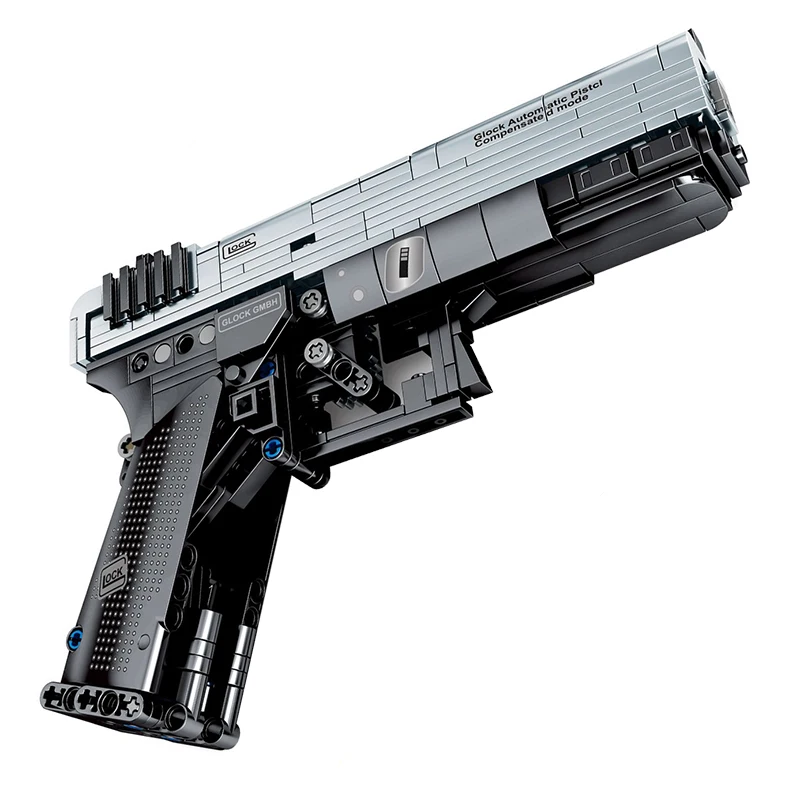 PUBG игры P18 пистолет Legoing Technic MOC Может пули набор строительных блоков Кирпичи DIY