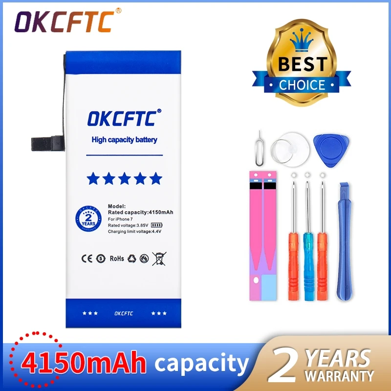 

Аккумулятор большой емкости для Apple iPhone 6 s, 4150 мАч, Замена аккумулятора для iPhone 6 S, Оригинальные аккумуляторы