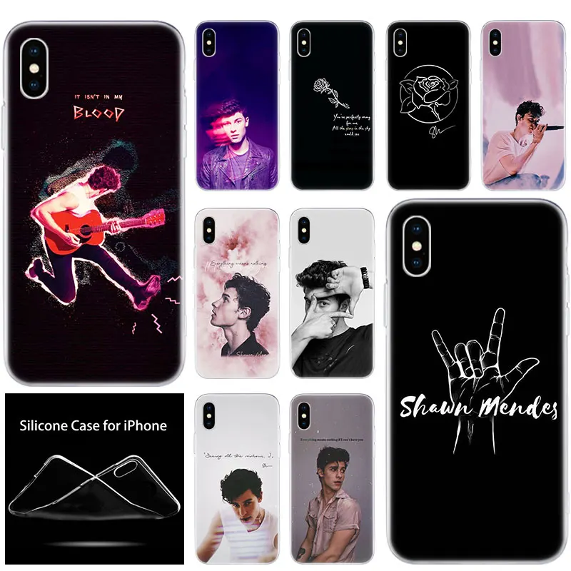 Роскошный мягкий силиконовый чехол для телефона Shawn Mendes Apple iPhone 11 Pro XS Max X XR 6 6S 7 8 Plus
