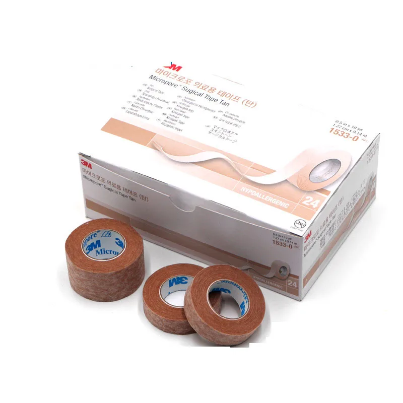 Корейская медицинская бумажная лента 3 м красивая для подтяжки век шрамов