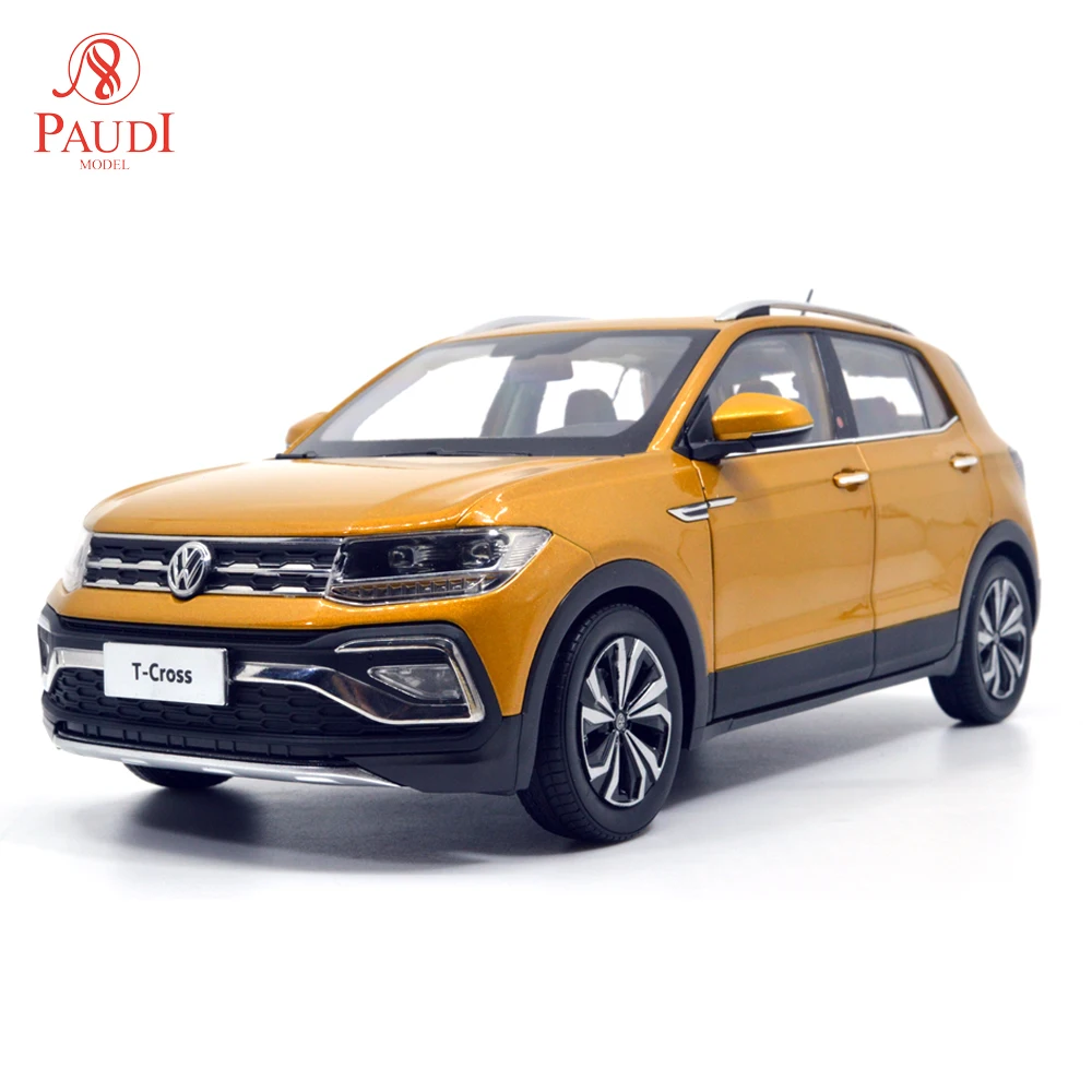 1/18 1:18 1 18 масштаб VW T-Cross 2019 золото статическое моделирование литье под давлением