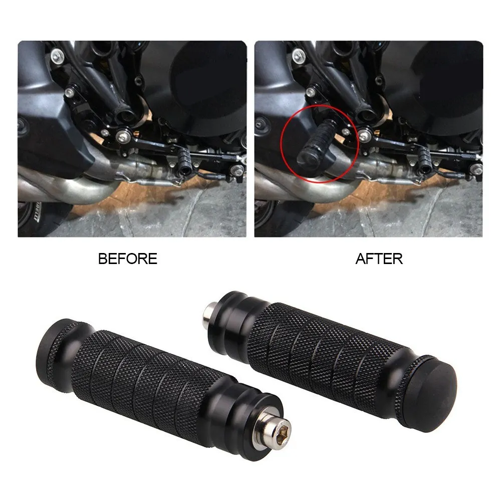 Универсальные мотоциклетные алюминиевые педали с ЧПУ для гонок ног