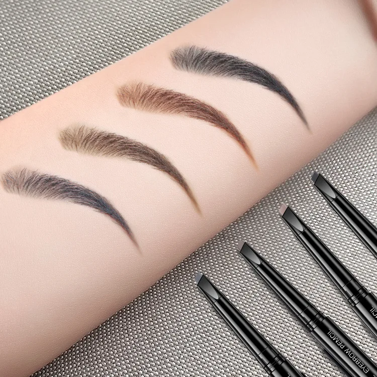 

2pcs Eyebrow Pencil Waterproof Natural Eye Brow Enhancers Marker Cosmetics Double Head Long Lasting Tint Eyebrows Makeup Pencils