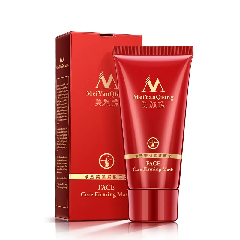 Глубокое очищение очищающая черная грязевая маска для лица удаление черных