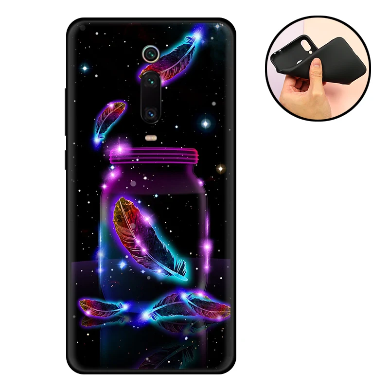 YMPPM Чехлы для Xiao mi Red mi K20, чехол Red mi K20 Pro, черный матовый Силиконовый чехол mi 9 T, задняя крышка для mi 9 T mi 9 T mi 9 T mi 9 T K 20 - Цвет: YMPPM