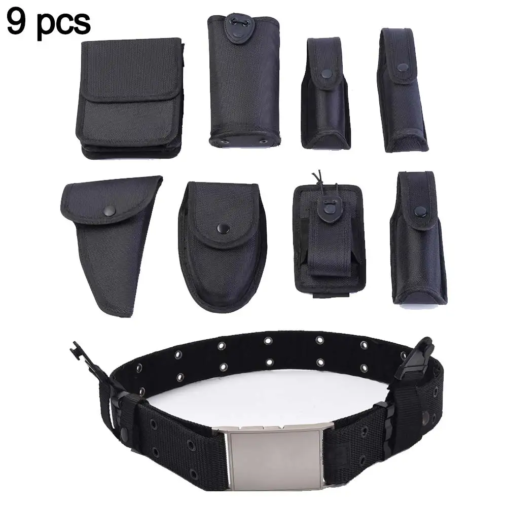 Набор спортивных поясных ремней 9 шт. многофункциональные тактические сумки для
