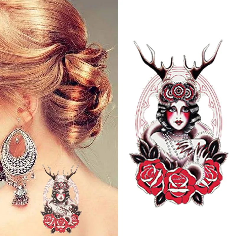 Водостойкие татуировки Временные наклейки для мужчин женщин детей поддельные s