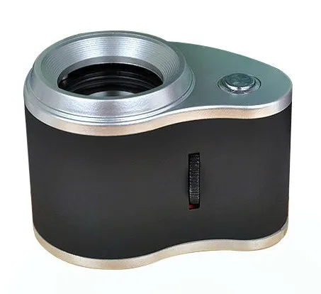 Увеличительный 10x оптический светодиодный освещенный увеличитель портативное